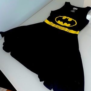 Hot Topic Batman Knee Length Black Tank Top Dress